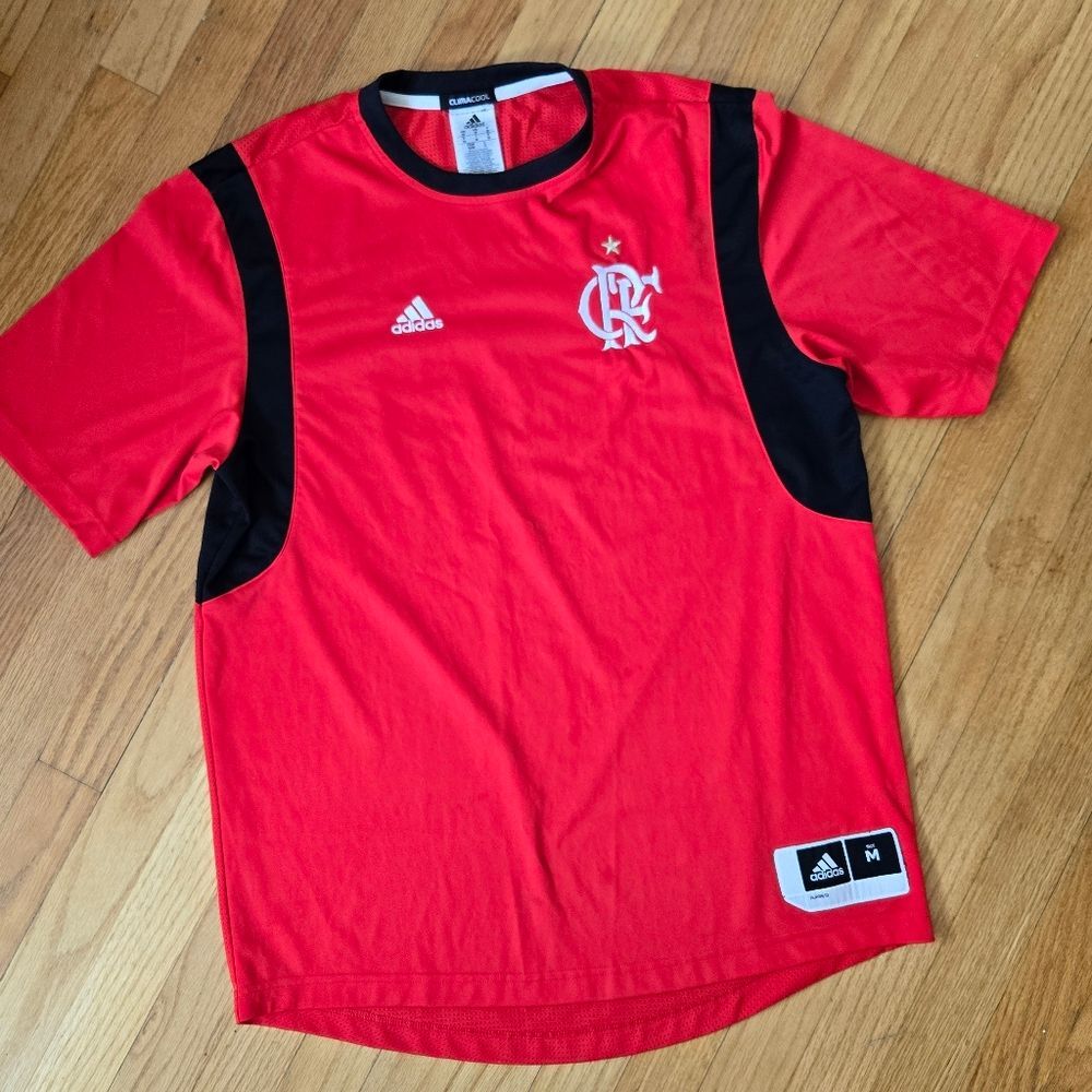 Soccer Jersey Brazil Men’s Medium M Red Black Climacool